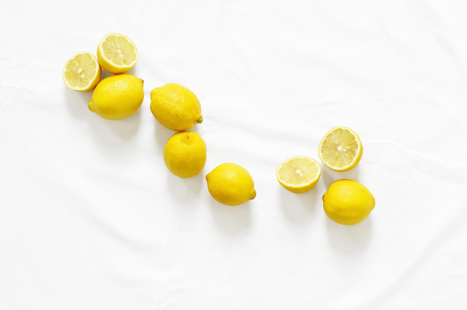 lemons to represent acidic pH level