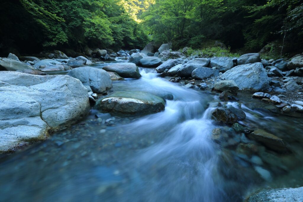 flowing river