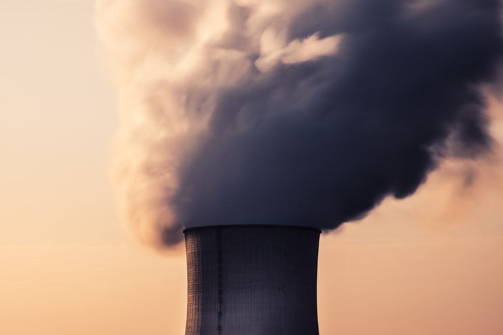 Cooling tower smoke